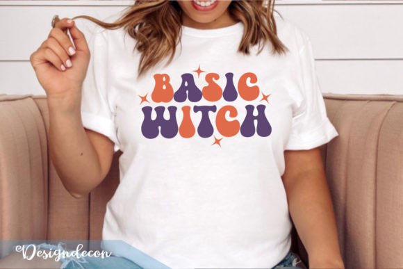 Basic Witch Retro Wavy Sublimation SVG