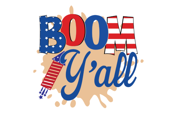 Boom Y’all Svg T-Shirt Design