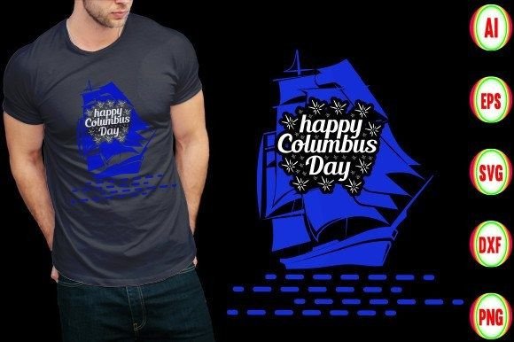Columbus Day Ship T-shirt Design Review for Real Projects