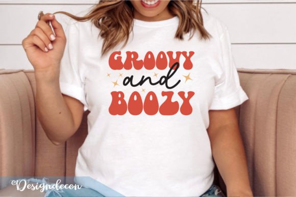 Groovy Boozy Retro Sublimation SVG