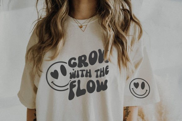 Grow with the Flow Smiley Face Retro Pod