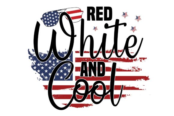 Red White and Cool Svg T-Shirt Design