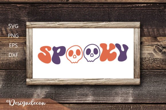 Spooky Retro Wavy PNG Sublimation SVG