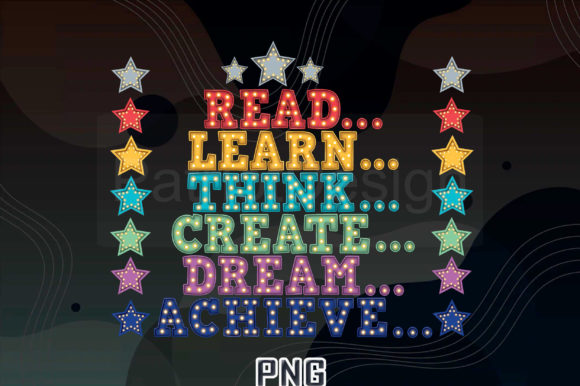 Teacher Read Learn Think Create PNG Review for Real Embroidery Projects