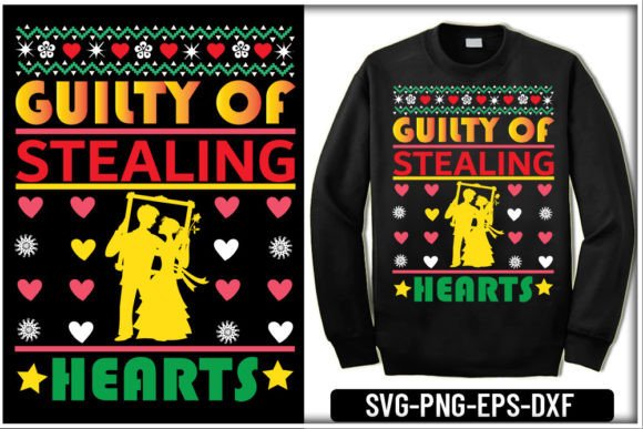 Valentine Ugly Sweater SVG - Guilty of S Review