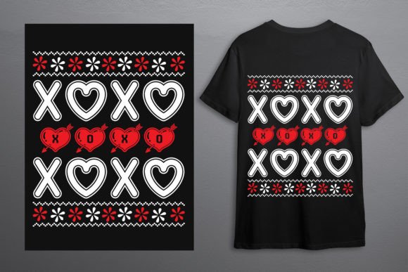 Xoxo - Valentine SVG: A Romantic Embroidery Design for Real Projects